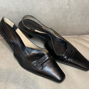 BCBGMaxAzria  Kitten Heel Strap Shoes Size 8.5